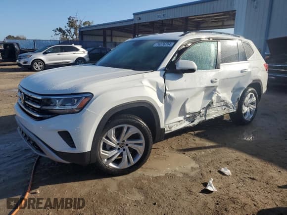 ✅ 2023 Volkswagen Atlas SE • VIN: 1V2WP2CA5PC536875 • Lot: 76276754. Listed on Copart with 27,829 mi. Free auction sales archive from the USA and detailed vehicle history report at DreamBid. Image 1.