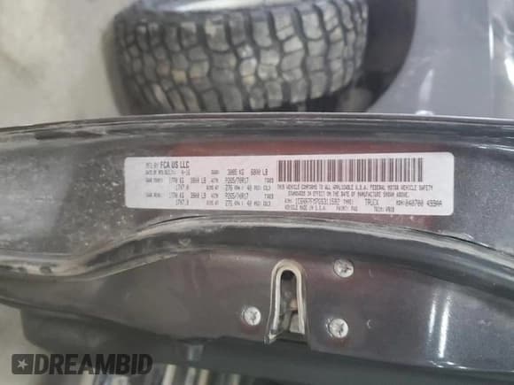 ✅ 2016 Ram 1500 Tradesman • VIN: 1C6RR7FM7GS311592 • Lot: 46991055. Listed on Copart with 154,276 mi. Free auction sales archive from the USA and detailed vehicle history report at DreamBid. Image 12.