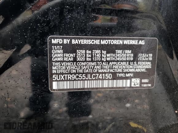 ✅ 2018 BMW X3 xDrive30i • VIN: 5UXTR9C55JLC74150 • Lot: 86615175. Wystawiony na Copart z przebiegiem Nie podano. Bezpłatny archiwum sprzedaży aukcyjnych z USA i szczegółowy raport historii pojazdu na DreamBid. Zdjęcie 13.