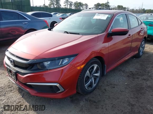 ✅ 2020 Honda Civic LX • VIN: 2HGFC2F67LH557272 • Lot: 43874387. Listed on IAAI with 62,399 mi. Free auction sales archive from the USA and detailed vehicle history report at DreamBid. Image 19.