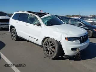 ✅ 2016 Jeep Grand Cherokee Limited 75th Anniversary • VIN: 1C4RJFBG7GC418162 • Lot: 43683524. Listed on IAAI with 140,821 mi. Free auction sales archive from the USA and detailed vehicle history report at DreamBid. Image 1.