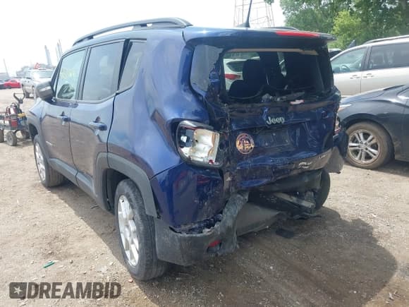 ✅ 2021 Jeep Renegade Limited • VIN: ZACNJDD15MPM09850 • Lot: 42538839. Wystawiony na IAAI z przebiegiem 46 349 mil. Bezpłatny archiwum sprzedaży aukcyjnych z USA i szczegółowy raport historii pojazdu na DreamBid. Zdjęcie 3.