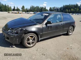 ✅ 1995 Honda Civic CX • VIN: 2HGEH2366SH516261 • Лот: 69841195. Опубликован ранее на Copart с пробегом 246 516 миль. Бесплатный доступ к архиву аукционных продаж из США и подробный отчёт об истории автомобиля на DreamBid. Изображение 1.