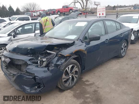 ✅ 2024 Subaru Legacy • VIN: 4S3BWAB68R3015338 • Lot: 41207611. Listed on IAAI with 23,123 mi. Free auction sales archive from the USA and detailed vehicle history report at DreamBid. Image 2.