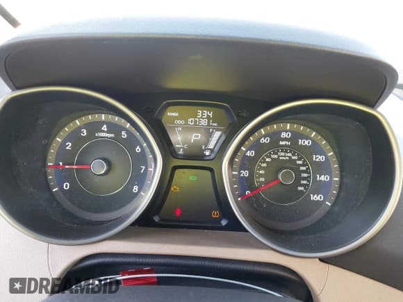 ✅ 2013 Hyundai Elantra GLS • VIN: 5NPDH4AE4DH308681 • Lot: 43619128. Listed on IAAI with 107,381 mi. Free auction sales archive from the USA and detailed vehicle history report at DreamBid. Image 7.