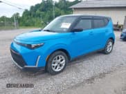✅ 2023 Kia Soul LX • VIN: KNDJ23AUXP7204582 • Lot: 42300287. Listed on IAAI with 60,057 mi. Free auction sales archive from the USA and detailed vehicle history report at DreamBid. Image 2.
