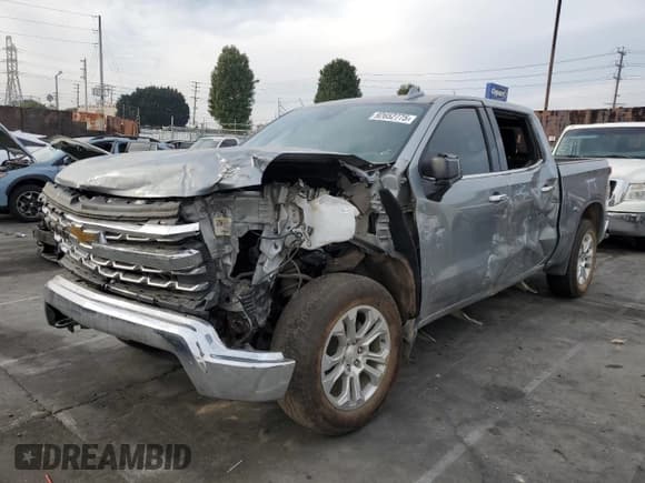 ✅ 2024 Chevrolet Silverado 1500 LTZ • VIN: 2GCUDGED2R1210725 • Лот: 92652775. Опубликован ранее на Copart с пробегом Не указан. Бесплатный доступ к архиву аукционных продаж из США и подробный отчёт об истории автомобиля на DreamBid. Изображение 1.