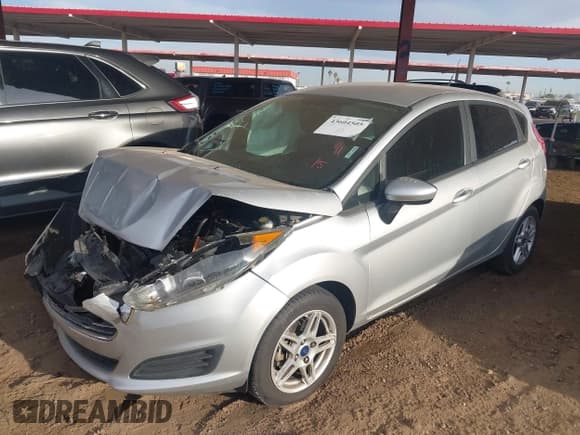 ✅ 2019 Ford Fiesta SE • VIN: 3FADP4EJ4KM147157 • Lot: 43604505. Listed on IAAI with Not provided. Free auction sales archive from the USA and detailed vehicle history report at DreamBid. Image 2.
