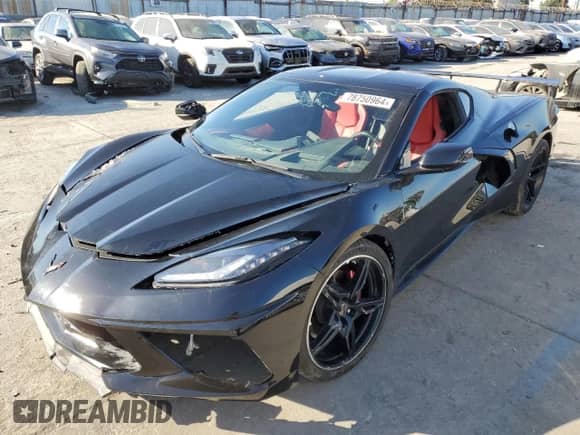 2021 Chevrolet Corvette 2LT с VIN 1G1YB2D43M5125954, выставлен на аукционе Copart как лот 78750964 с пробегом 23 158 миль миль и Списание • Salvage title. История ставок и продаж доступна на DreamBid. Изображение 1.