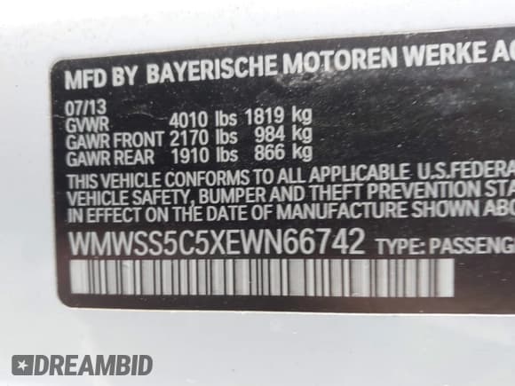 ✅ 2014 MINI Paceman S • VIN: WMWSS5C5XEWN66742 • Lot: 41198686. Wystawiony na IAAI z przebiegiem 80 559 mil. Bezpłatny archiwum sprzedaży aukcyjnych z USA i szczegółowy raport historii pojazdu na DreamBid. Zdjęcie 9.