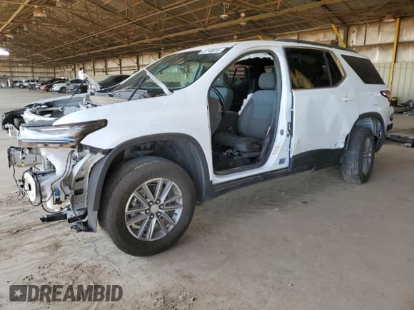 ✅ 2023 Chevrolet Traverse LT Cloth • VIN: 1GNERMKW7PJ262615 • Lot: 91710615. Listed on Copart with Not provided. Free auction sales archive from the USA and detailed vehicle history report at DreamBid. Image 1.