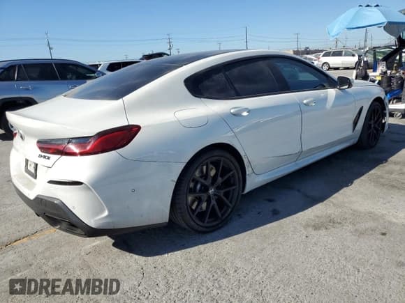 ✅ 2023 BMW 8 Series 840i • VIN: WBAGV2C04PCM45449 • Lot: 91686385. Listed on Copart with 29,887 mi. Free auction sales archive from the USA and detailed vehicle history report at DreamBid. Image 3.