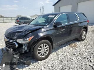 ✅ 2018 Chevrolet Traverse LS • VIN: 1GNERFKW4JJ107295 • Lot: 53821405. Wystawiony na Copart z przebiegiem 115 365 mil. Bezpłatny archiwum sprzedaży aukcyjnych z USA i szczegółowy raport historii pojazdu na DreamBid. Zdjęcie 1.