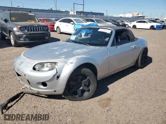 ✅ 2008 Mazda MX-5 Miata Touring • VIN: JM1NC25F980152411 • Lot: 89853885. Listed on Copart with 120,781 mi. Free auction sales archive from the USA and detailed vehicle history report at DreamBid. Image 1.