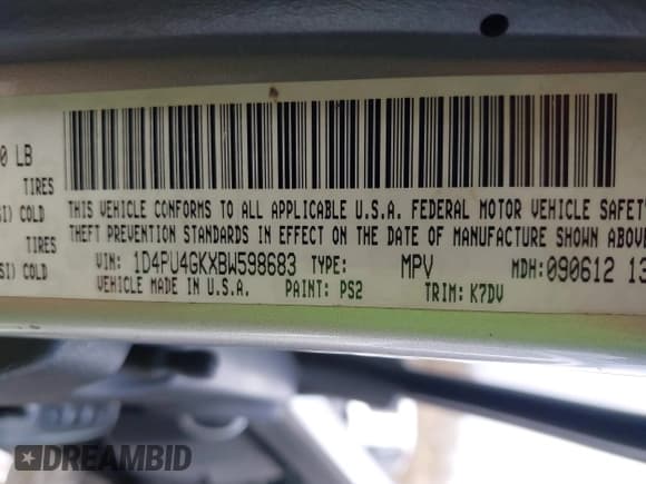 ✅ 2011 Dodge Nitro Heat • VIN: 1D4PU4GKXBW598683 • Lot: 41958182. Wystawiony na IAAI z przebiegiem 167 114 mil. Bezpłatny archiwum sprzedaży aukcyjnych z USA i szczegółowy raport historii pojazdu na DreamBid. Zdjęcie 9.