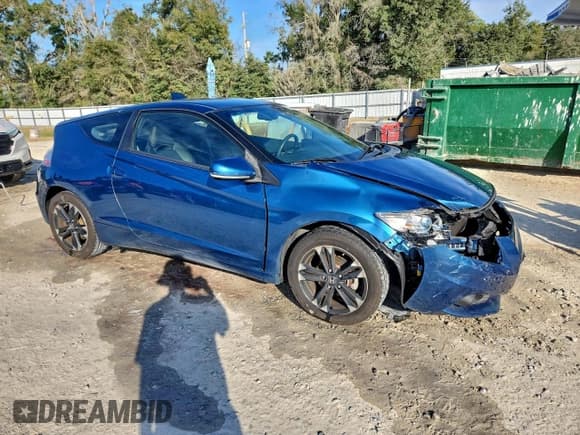 ✅ 2015 Honda CR-Z EX • VIN: JHMZF1D62FS001947 • Lot: 93625225. Listed on Copart with 43,807 mi. Free auction sales archive from the USA and detailed vehicle history report at DreamBid. Image 4.