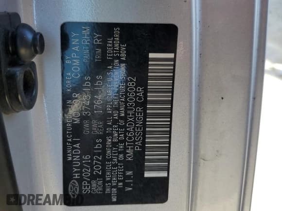 ✅ 2017 Hyundai Veloster • VIN: KMHTC6ADXHU306082 • Лот: 75651444. Опубликован ранее на Copart с пробегом 145 959 миль. Бесплатный доступ к архиву аукционных продаж из США и подробный отчёт об истории автомобиля на DreamBid. Изображение 12.