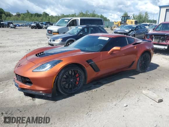 2015 Chevrolet Corvette Z06 2LZ z VIN 1G1YR2D64F5606571, wystawiony jako Copart lot #68021634 z przebiegiem 16 188 mil mil oraz Czysty tytuł • Clean title. Historia ofert i sprzedaży dostępna na DreamBid. Obrazek 1.