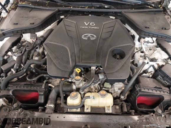 ✅ 2020 Infiniti Q50 Red Sport 400 • VIN: JN1FV7AR9LM660314 • Lot: 42220029. Listed on IAAI with 65,779 mi. Free auction sales archive from the USA and detailed vehicle history report at DreamBid. Image 10.