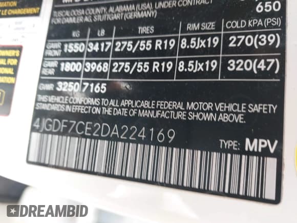 ✅ 2013 Mercedes-Benz GL 450 • VIN: 4JGDF7CE2DA224169 • Лот: 43074834. Опубликован ранее на IAAI с пробегом 163 892 миль. Бесплатный доступ к архиву аукционных продаж из США и подробный отчёт об истории автомобиля на DreamBid. Изображение 9.