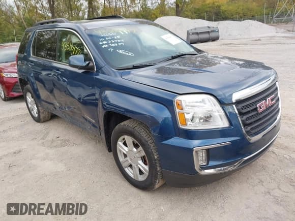 ✅ 2016 GMC Terrain SLE • VIN: 2GKALNEK4G6238359 • Lot: 43506477. Wystawiony na IAAI z przebiegiem 158 209 mil. Bezpłatny archiwum sprzedaży aukcyjnych z USA i szczegółowy raport historii pojazdu na DreamBid. Zdjęcie 1.