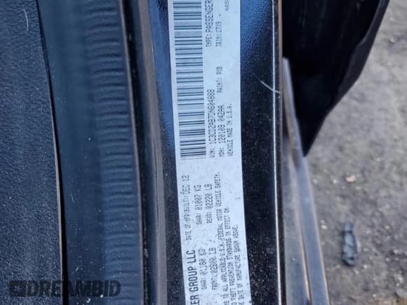 ✅ 2013 Dodge Avenger SE • VIN: 1C3CDZAB7DN604888 • Лот: 84738864. Опубликован ранее на Copart с пробегом 147 026 миль. Бесплатный доступ к архиву аукционных продаж из США и подробный отчёт об истории автомобиля на DreamBid. Изображение 14.