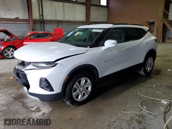 2020 Chevrolet Blazer LT with VIN 3GNKBCR40LS690279, listed as a Copart auction lot 47312404 with 33,981 mi miles and . Bid and sale history available at DreamBid. Image 1.