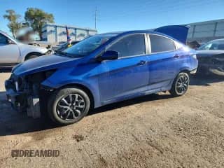 2015 Hyundai Accent GLS with VIN KMHCT4AE9FU928683, listed as a Copart auction lot 84769425 with 60,854 mi miles and Salvage title. Bid and sale history available at DreamBid. Image 1.