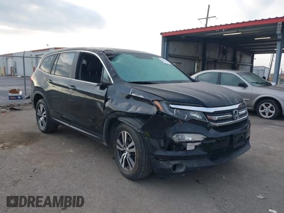✅ 2018 Honda Pilot EX-L • VIN: 5FNYF5H56JB016415 • Lot: 42047097. Listed on IAAI with 76,894 mi. Free auction sales archive from the USA and detailed vehicle history report at DreamBid. Image 1.