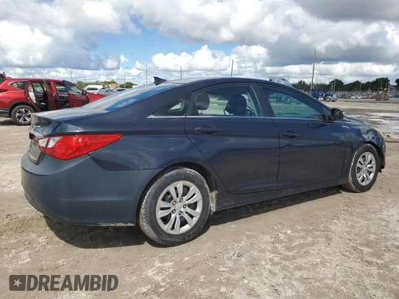 2012 Hyundai Sonata GLS with VIN 5NPEB4AC6CH311021, listed as a Copart auction lot 80875065 with 153,798 mi miles and Salvage title. Bid and sale history available at DreamBid. Image 3.
