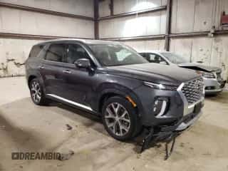 2022 Hyundai Palisade Limited with VIN KM8R5DHE4NU393352, listed as a Copart auction lot 60298133 with 25,822 mi miles and . Bid and sale history available at DreamBid. Image 4.