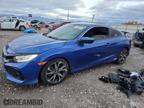 ✅ 2018 Honda Civic Si • VIN: 2HGFC3A50JH756763 • Лот: 92454145. Опубликован ранее на Copart с пробегом 48 431 миль. Бесплатный доступ к архиву аукционных продаж из США и подробный отчёт об истории автомобиля на DreamBid. Изображение 1.