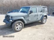 ✅ 2021 Jeep Wrangler Unlimited Sport S • VIN: 1C4HJXDG9MW836411 • Lot: 41844148. Listed on IAAI with 17,955 mi. Free auction sales archive from the USA and detailed vehicle history report at DreamBid. Image 2.