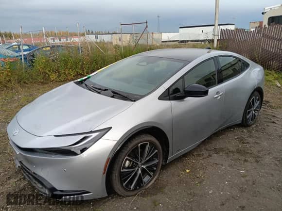 2023 Toyota Prius LE with VIN JTDADABU9P3002451, listed as a Copart auction lot 80668485 with 16,977 mi miles and Salvage title. Bid and sale history available at DreamBid. Image 1.