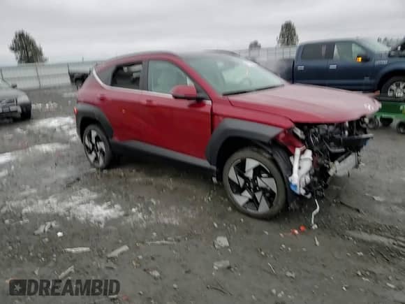 2024 Hyundai Kona Limited with VIN KM8HECA37RU165138, listed as a Copart auction lot 87673075 with 5,010 mi miles and Salvage title. Bid and sale history available at DreamBid. Image 11.