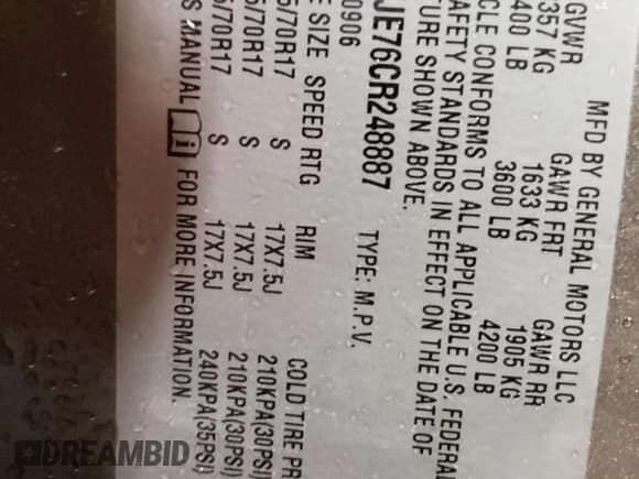 ✅ 2012 Chevrolet Suburban LT • VIN: 1GNSKJE76CR248887 • Lot: 80334854. Wystawiony na Copart z przebiegiem Nie podano. Bezpłatny archiwum sprzedaży aukcyjnych z USA i szczegółowy raport historii pojazdu na DreamBid. Zdjęcie 14.