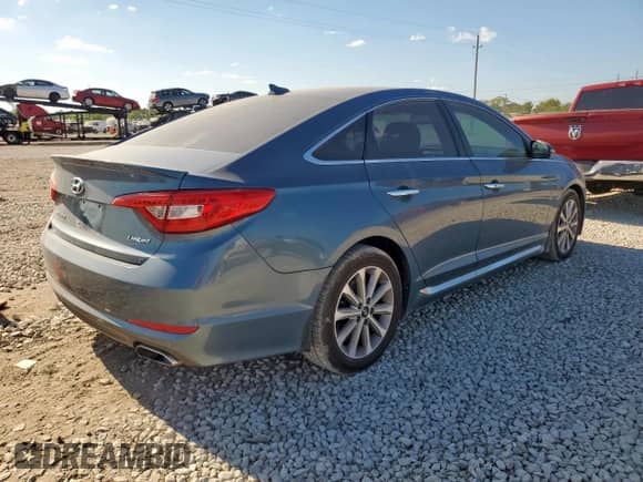 2017 Hyundai Sonata Sport with VIN 5NPE34AF0HH593221, listed as a Copart auction lot 86147735 with 114,154 mi miles and Salvage title. Bid and sale history available at DreamBid. Image 3.