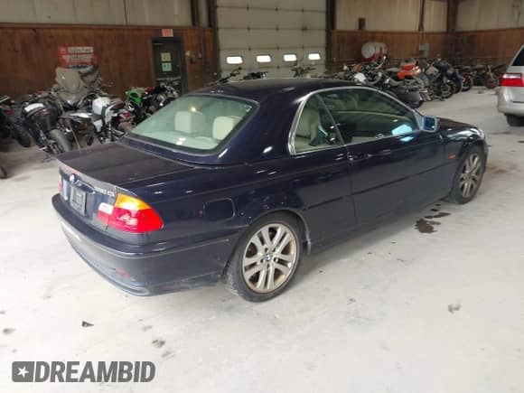 2001 BMW 3 Series 330Ci with VIN WBABS53491JU83172, listed as a IAAI auction lot 42643364 with 92,798 mi miles and . Bid and sale history available at DreamBid. Image 4.