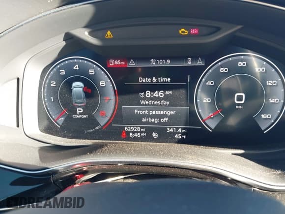 ✅ 2019 Audi Q8 Prestige • VIN: WA1FVBF14KD032737 • Lot: 43400564. Listed on IAAI with 62,928 mi. Free auction sales archive from the USA and detailed vehicle history report at DreamBid. Image 7.