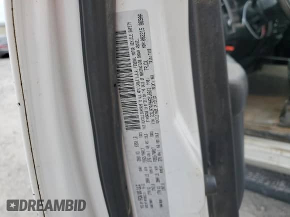 2017 Ram 1500 Express with VIN 3C6JR7AT9HG510812, listed as a Copart auction lot 66829575 with 102,294 mi miles and Salvage title. Bid and sale history available at DreamBid. Image 12.