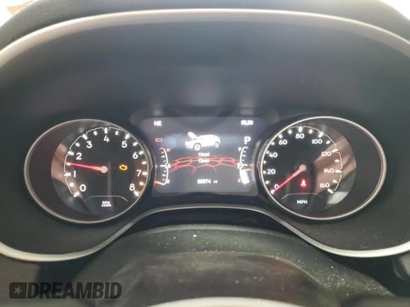 ✅ 2019 Jeep Compass Latitude • VIN: 3C4NJDBB3KT742424 • Lot: 80637305. Listed on Copart with 69,974 mi. Free auction sales archive from the USA and detailed vehicle history report at DreamBid. Image 9.