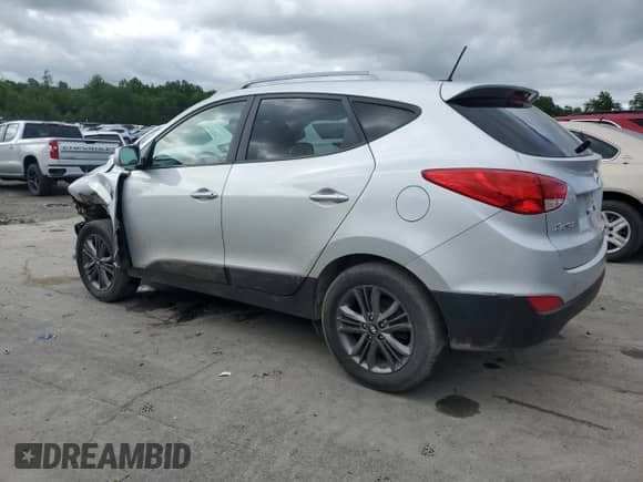 2014 Hyundai Tucson Limited z VIN KM8JUCAG9EU912191, wystawiony jako Copart lot #56199934 z przebiegiem 117 672 mil mil oraz Szkoda całkowita • Salvage title. Historia ofert i sprzedaży dostępna na DreamBid. Obrazek 2.