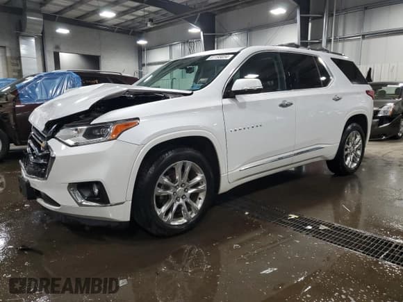 ✅ 2018 Chevrolet Traverse High Country • VIN: 1GNEVKKW4JJ148921 • Lot: 61195034. Wystawiony na Copart z przebiegiem 87 203 mil. Bezpłatny archiwum sprzedaży aukcyjnych z USA i szczegółowy raport historii pojazdu na DreamBid. Zdjęcie 1.