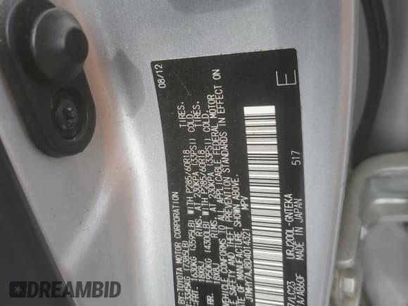 ✅ 2013 Toyota Land Cruiser • VIN: JTMHY7AJ8D4014321 • Lot: 52564825. Listed on Copart with Not provided. Free auction sales archive from the USA and detailed vehicle history report at DreamBid. Image 13.