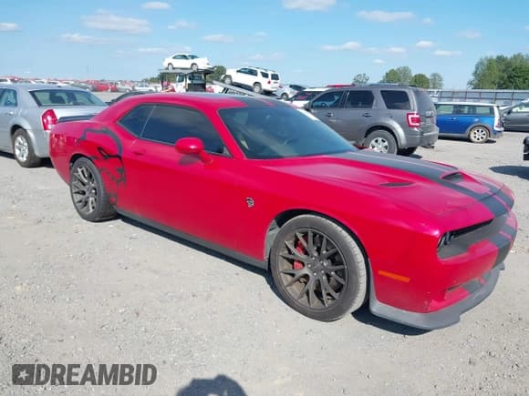 ✅ 2016 Dodge Challenger SRT Hellcat • VIN: 2C3CDZC95GH288477 • Lot: 43408176. Wystawiony na IAAI z przebiegiem 56 304 mil. Bezpłatny archiwum sprzedaży aukcyjnych z USA i szczegółowy raport historii pojazdu na DreamBid. Zdjęcie 1.
