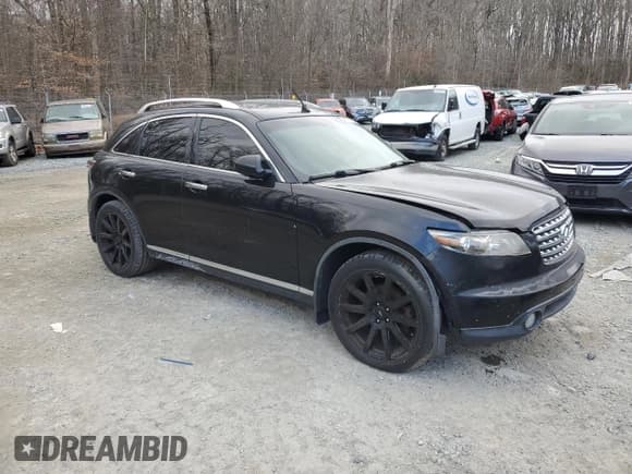 ✅ 2006 Infiniti FX • VIN: JNRBS08W76X401881 • Лот: 46271355. Опубликован ранее на Copart с пробегом Не указан. Бесплатный доступ к архиву аукционных продаж из США и подробный отчёт об истории автомобиля на DreamBid. Изображение 4.