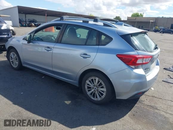 ✅ 2018 Subaru Impreza Premium • VIN: 4S3GTAD63J3705501 • Лот: 43359124. Опубликован ранее на IAAI с пробегом 128 534 миль. Бесплатный доступ к архиву аукционных продаж из США и подробный отчёт об истории автомобиля на DreamBid. Изображение 3.