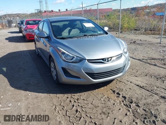 ✅ 2016 Hyundai Elantra SE • VIN: 5NPDH4AE0GH664856 • Lot: 43589845. Listed on IAAI with 159,288 mi. Free auction sales archive from the USA and detailed vehicle history report at DreamBid. Image 1.