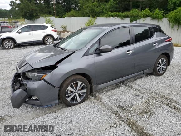 ✅ 2022 Nissan LEAF S Plus • VIN: 1N4BZ1BV4NC550861 • Lot: 59392795. Wystawiony na Copart z przebiegiem 39 872 mil. Bezpłatny archiwum sprzedaży aukcyjnych z USA i szczegółowy raport historii pojazdu na DreamBid. Zdjęcie 1.