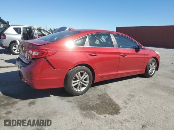 2017 Hyundai Sonata SE with VIN 5NPE24AF8HH570109, listed as a Copart auction lot 90131365 with 112,295 mi miles and Salvage title. Bid and sale history available at DreamBid. Image 3.